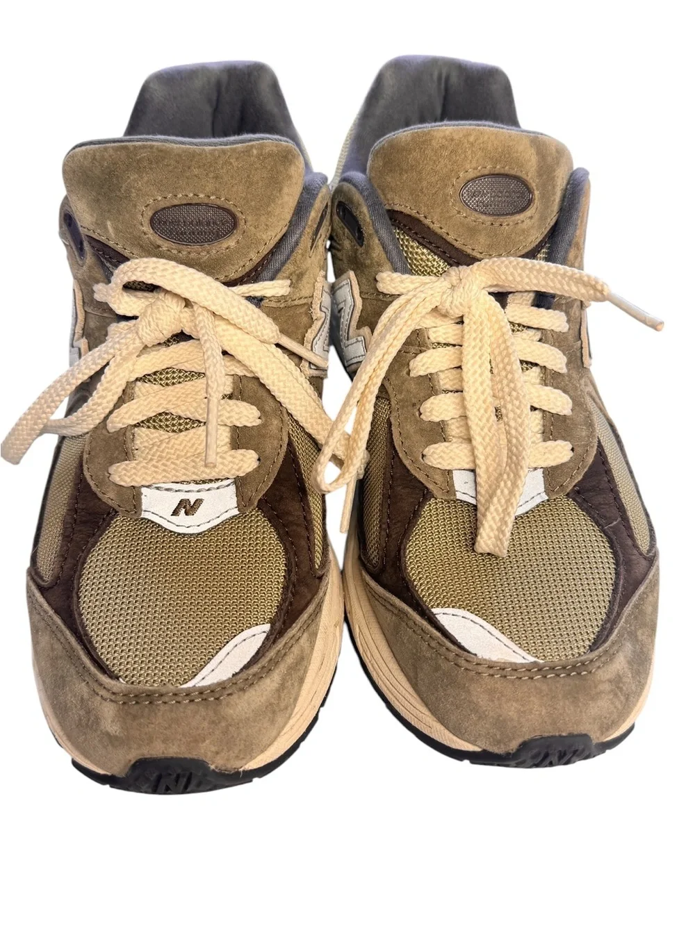 New Balance 2002R Olive Brown Sneakers Men’s 6 Women’s 7.5 Green Tennis Shoes